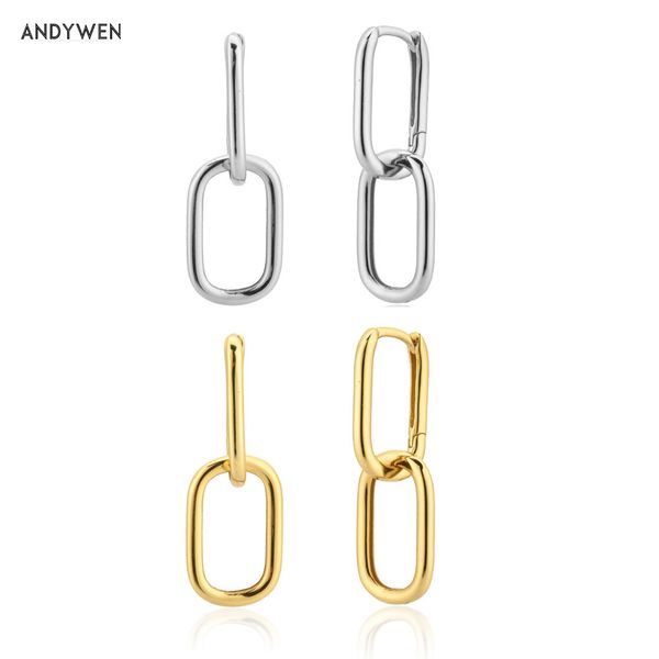 andywen 925 sterling silver 2020 chain drop earring fashion plain simple 2 circle wedding jewelry clips q1219
andywen 925 sterling silver 2020 chain drop earring fashion plain simple 2 circle wedding jewelry clips q1219