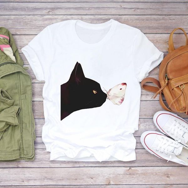 women t shirts cat cartoon watercolor 90s summer autumn cute ladies print lady womens graphic t shirt female tee shirt, White
women t shirts cat cartoon watercolor 90s summer autumn cute ladies print lady womens graphic t shirt female tee shirt, White
