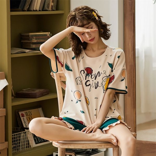 bzel cotton pijama pyjama femme o-neck sleepwear women's falbala design nighwear home wear home suit with pocket y200708, Black;red
bzel cotton pijama pyjama femme o-neck sleepwear women's falbala design nighwear home wear home suit with pocket y200708, Black;red