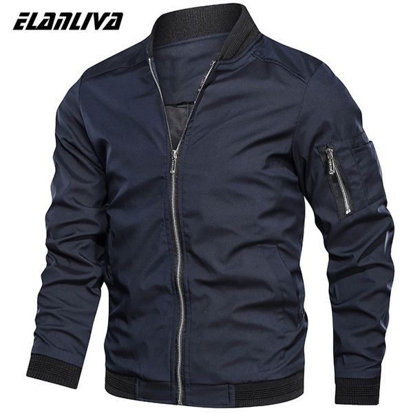 mens jackets and coats men's bomber spring autumn jacket men 2019 new fashion army outdoors clothes casual streetwear, Black 
mens jackets and coats men's bomber spring autumn jacket men 2019 new fashion army outdoors clothes casual streetwear, Black