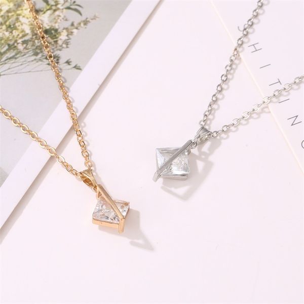 20pcs/lot korean fashion square pendant necklaces rhinestone brass clavicle chain women brand new party gift necklace jewelry wholesale, Silver
20pcs/lot korean fashion square pendant necklaces rhinestone brass clavicle chain women brand new party gift necklace jewelry wholesale, Silver