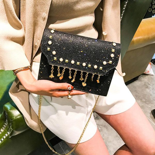 small bag women 2020 new diagonal chain sequin small square bag shoulder leather handbags for women's female handbags
small bag women 2020 new diagonal chain sequin small square bag shoulder leather handbags for women's female handbags