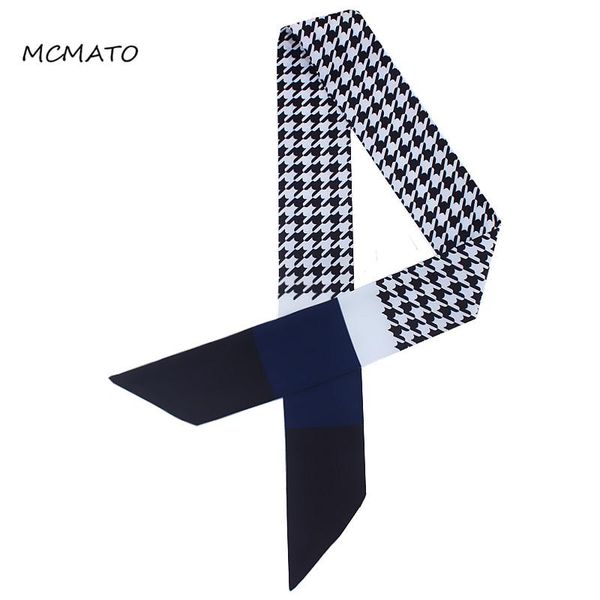 scarves 120cm*7cm scarf european american houndstooth hit color female tied bag handle ribbon bandage shawl skinny, Blue;gray
scarves 120cm*7cm scarf european american houndstooth hit color female tied bag handle ribbon bandage shawl skinny, Blue;gray