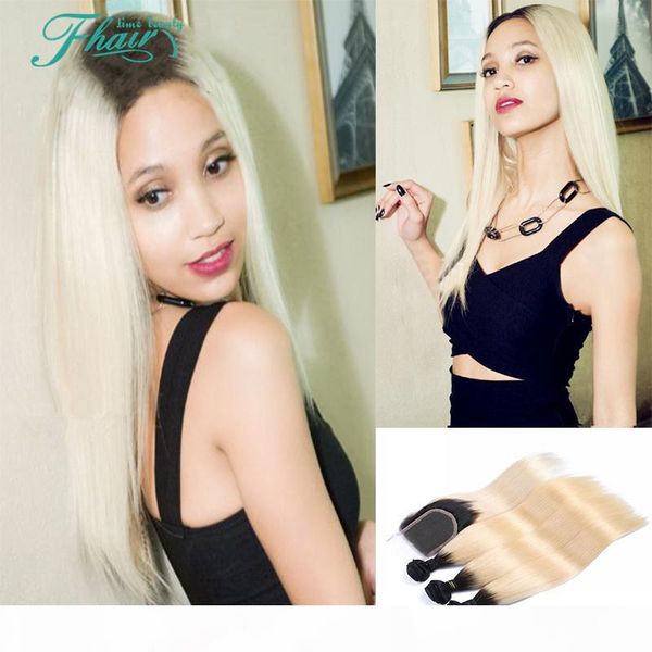 1b 613 ombre brazilian straight hair with closure 4pcs lot, two tone colored ombre 3 bundles with 1pcs straight lace closure, Black
1b 613 ombre brazilian straight hair with closure 4pcs lot, two tone colored ombre 3 bundles with 1pcs straight lace closure, Black