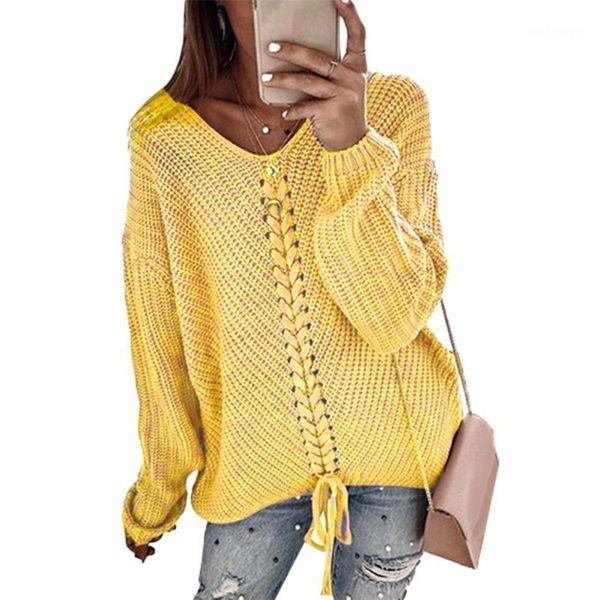 women's sweaters autumn winter women solid color v neck bandage long sleeve sweater 2021 fashtion womens turtleneck1, White;black
women's sweaters autumn winter women solid color v neck bandage long sleeve sweater 2021 fashtion womens turtleneck1, White;black