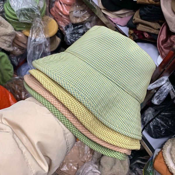 spring knock gentle 2020 small lattice outing sunshade fisherman's hat, Blue;gray
spring knock gentle 2020 small lattice outing sunshade fisherman's hat, Blue;gray