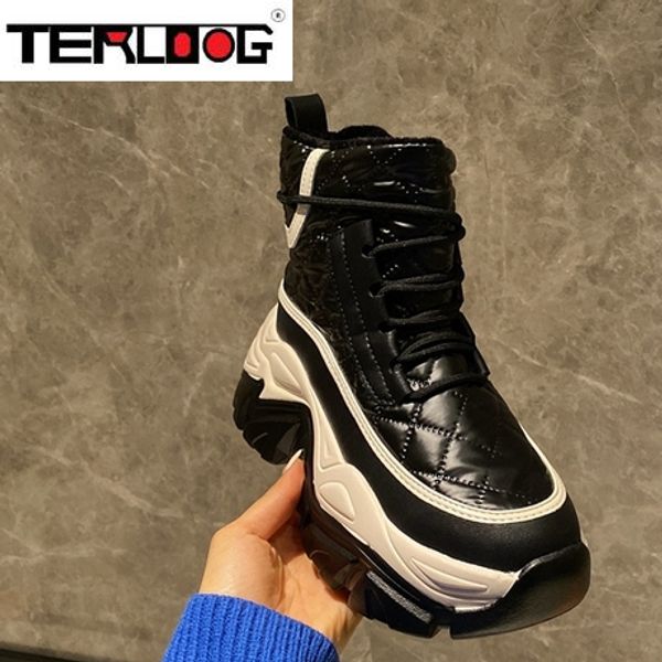 2022 new winter women boots hunky casual sport platform woman shoes fur warm luxury gladiator motorcycle boots fashion shoes, Black
2022 new winter women boots hunky casual sport platform woman shoes fur warm luxury gladiator motorcycle boots fashion shoes, Black