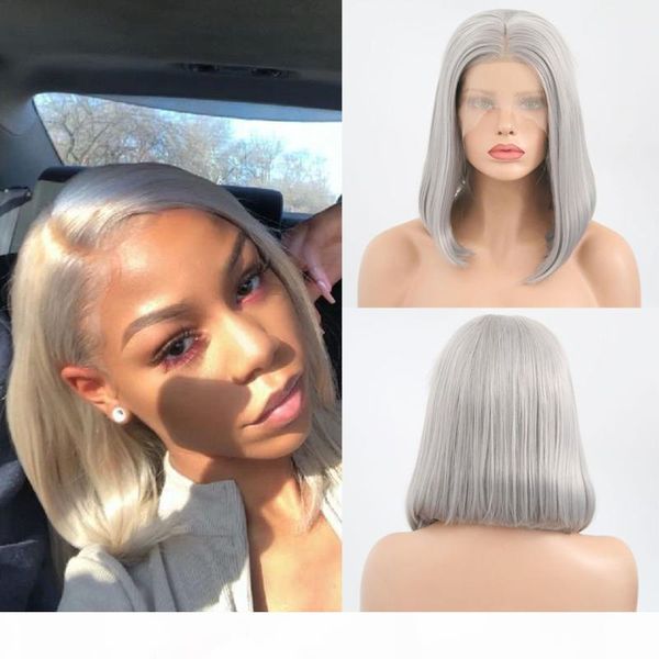 charisma short bob hair synthetic lace front wig heat resistant hair grey wigs for black women straight bob wig with middle part
charisma short bob hair synthetic lace front wig heat resistant hair grey wigs for black women straight bob wig with middle part