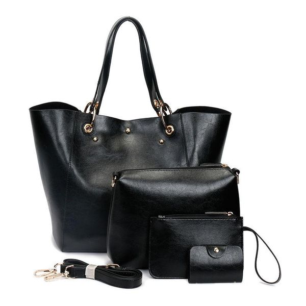 amberler large capacity oil wax pu leather handbags women shoulder bag fashion 4 pieces set crossbody bags for women tote bags
amberler large capacity oil wax pu leather handbags women shoulder bag fashion 4 pieces set crossbody bags for women tote bags