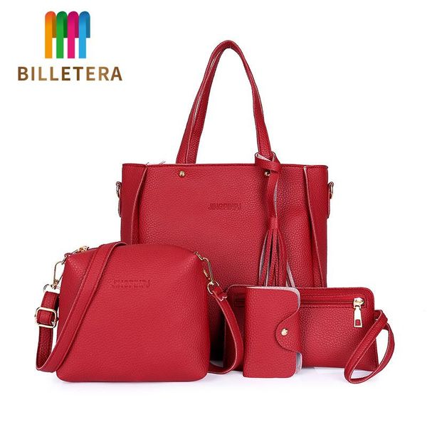 billetera 4pcs handbag set women 2020 composite bags fashion large capacity ladies pu leather shoulder messenger bag
billetera 4pcs handbag set women 2020 composite bags fashion large capacity ladies pu leather shoulder messenger bag