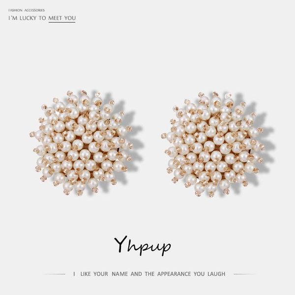 yhpup new fashion jewelry women lady elegant simulation pearl beads stud earrings cute charm pearl statement earrings for women1, Golden;silver
yhpup new fashion jewelry women lady elegant simulation pearl beads stud earrings cute charm pearl statement earrings for women1, Golden;silver