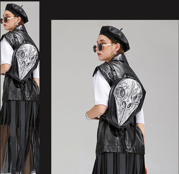 fashion 3d embossed bird skull backpack women men unique rock bag whimsical cool gifts bag for teenagers halloween bags
fashion 3d embossed bird skull backpack women men unique rock bag whimsical cool gifts bag for teenagers halloween bags