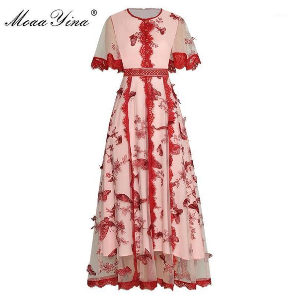 party dresses moaayina fashion runway dress summer women's flare sleeve lace patchwork butterfly embroidery mesh dresses1, White;black
party dresses moaayina fashion runway dress summer women's flare sleeve lace patchwork butterfly embroidery mesh dresses1, White;black