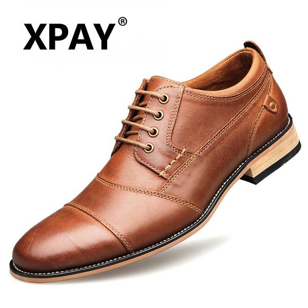 men casual shoes oxfords men genuine leather dress shoes business formal flats plus size wedding party, Black
men casual shoes oxfords men genuine leather dress shoes business formal flats plus size wedding party, Black