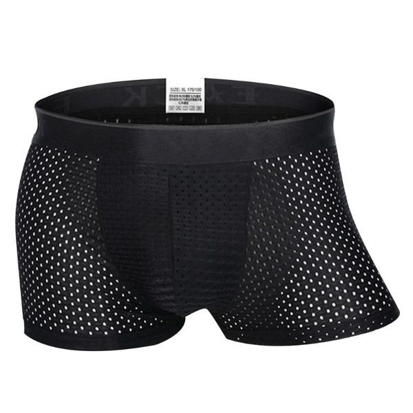 newly man ultra-thin ice fiber breathable mesh boxers shorts underpants underwear, Black;white
newly man ultra-thin ice fiber breathable mesh boxers shorts underpants underwear, Black;white