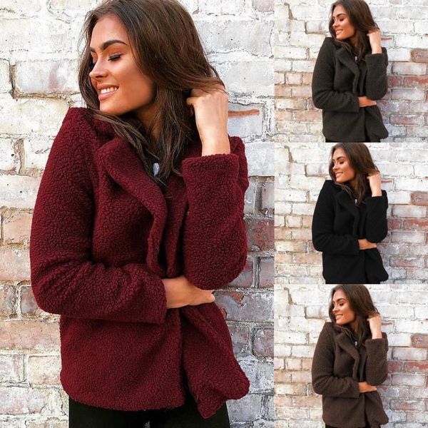 new women fashion autumn winter faux fur turn-down collar coat female open stitch casual plush teddy bear warm short jacket1, Black;brown
new women fashion autumn winter faux fur turn-down collar coat female open stitch casual plush teddy bear warm short jacket1, Black;brown