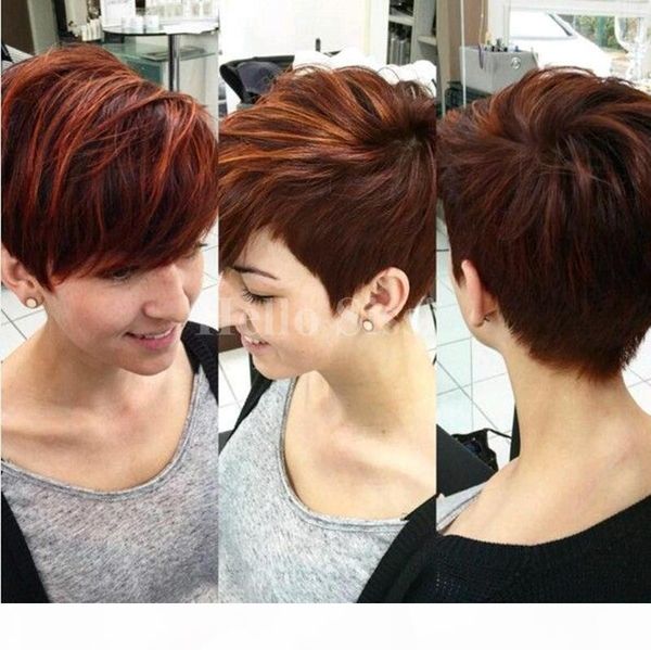 lace wigs afro short pixie cut wigs glueless cap color 1b#indian remy human hair machine made wig for black women in stock, Black;brown
lace wigs afro short pixie cut wigs glueless cap color 1b#indian remy human hair machine made wig for black women in stock, Black;brown