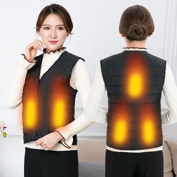 women autumn and winter cotton vest usb infrared electric heating vest women outdoor flexible thermal winter warm jacket, Black;white
women autumn and winter cotton vest usb infrared electric heating vest women outdoor flexible thermal winter warm jacket, Black;white