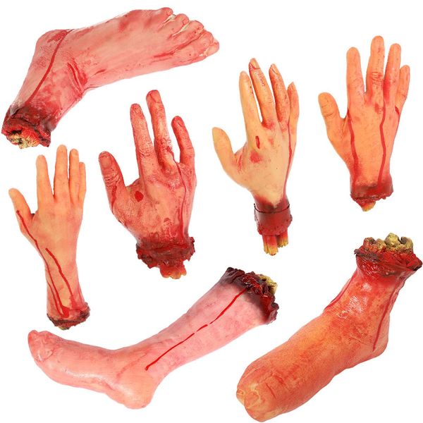 horror props bloody fake arm hand creepy finger foot scary leg brain halloween party decoration supplies
horror props bloody fake arm hand creepy finger foot scary leg brain halloween party decoration supplies