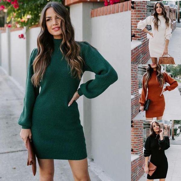 new autumn and winter dresses women's pullover loose knit sweater fashion solid color turtleneck sweater women dress, Black;gray
new autumn and winter dresses women's pullover loose knit sweater fashion solid color turtleneck sweater women dress, Black;gray