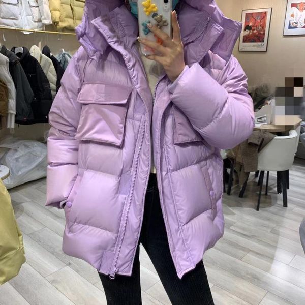 women's down & parkas edition hooded easing jacket female in long winter of 2021 white duck with thick warm bread suit, Black
women's down & parkas edition hooded easing jacket female in long winter of 2021 white duck with thick warm bread suit, Black