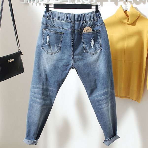 autumn loose woman harem pants plus size women clothes female hole fashion mom boyfriends trousers jeans 210202, Blue
autumn loose woman harem pants plus size women clothes female hole fashion mom boyfriends trousers jeans 210202, Blue