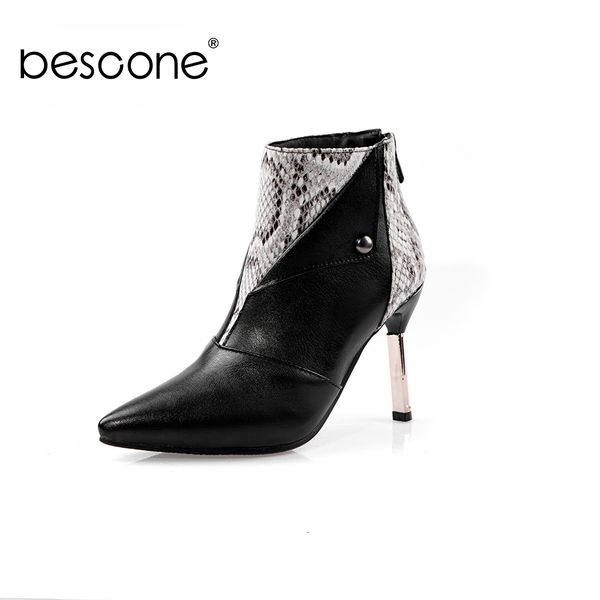 bescone sexy toe женщины остроконечные середины икры сапоги зима ручная молния тонкий каблук обувь новый вне змея pattern женские сапоги bm8, Black
bescone sexy toe женщины остроконечные середины икры сапоги зима ручная молния тонкий каблук обувь новый вне змея pattern женские сапоги bm8, Black