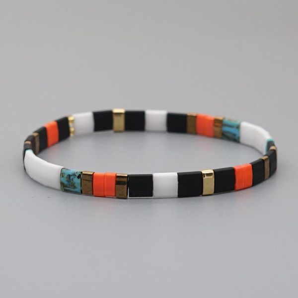 Go2Boho Autumn And Winter Bracelets 2020 Newest Miyuki Tila Bracelet For Women Trendy Jewellery Gift Surf Pulseras Dropship, Black
Go2Boho Autumn And Winter Bracelets 2020 Newest Miyuki Tila Bracelet For Women Trendy Jewellery Gift Surf Pulseras Dropship, Black