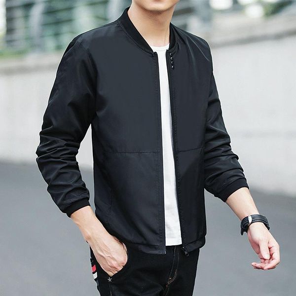 brand casual jacket men baseball spring autumn fashion slim fit male thin jackets dropshipping high-grade coat, Black;brown
brand casual jacket men baseball spring autumn fashion slim fit male thin jackets dropshipping high-grade coat, Black;brown
