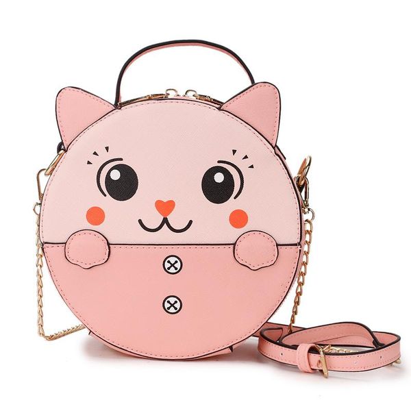 cute cartoon cat print fashion pu leather casual girl's round chain shoulder bag tote crossbody mini messenger bag women's
cute cartoon cat print fashion pu leather casual girl's round chain shoulder bag tote crossbody mini messenger bag women's