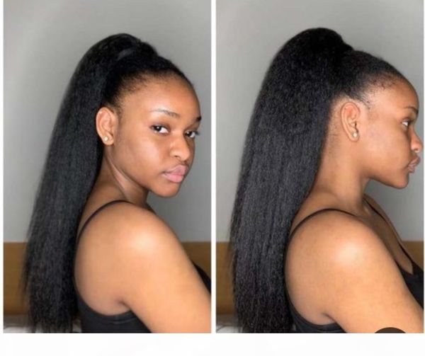 straight kinky pony tail hair piece brazilian hair extension wraps clip coarse yaki human hair ponytail natural looking for black women
straight kinky pony tail hair piece brazilian hair extension wraps clip coarse yaki human hair ponytail natural looking for black women