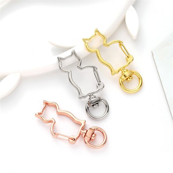 metal claw swivel lobster clasp snap hook with key rings diy accessories cat shapes keychains keyring fashion jewelry making kimter-k465fa
metal claw swivel lobster clasp snap hook with key rings diy accessories cat shapes keychains keyring fashion jewelry making kimter-k465fa