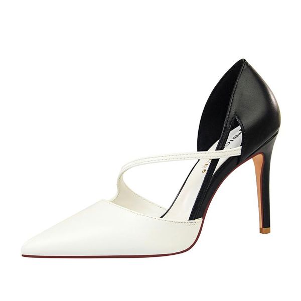 women new summer 9.5cm high heels sandals yellow red pumps female hollow shoes k0073, Black
women new summer 9.5cm high heels sandals yellow red pumps female hollow shoes k0073, Black