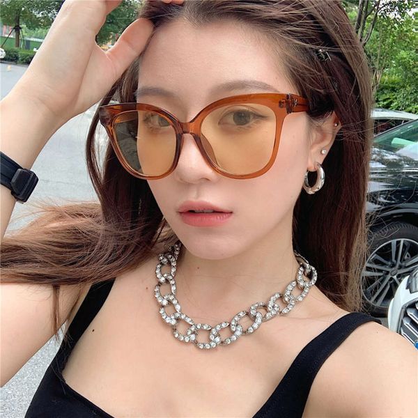 red and versatile large frame online sunglasses women's street p sunglasses men's couple fashion tan glasses big face fashion, White;black
red and versatile large frame online sunglasses women's street p sunglasses men's couple fashion tan glasses big face fashion, White;black