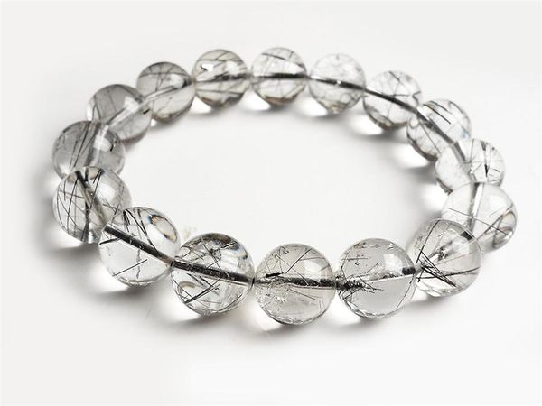beaded, strands black natural rutilated quartz bracelets for women men stretch power stone crystal round bead bracelet 14mm
beaded, strands black natural rutilated quartz bracelets for women men stretch power stone crystal round bead bracelet 14mm