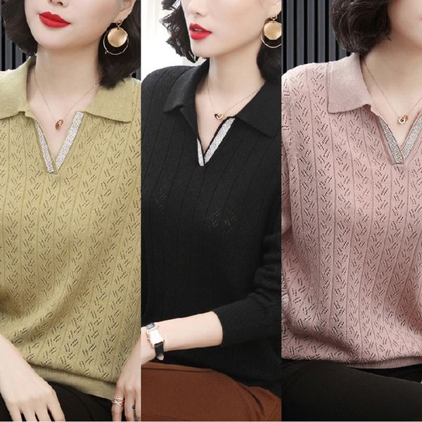 ghqdu long women new korean style 2020 sleeve woolen w lapel and diamond inlay loose mother's sweater woolwool wool bottom sweater for, White;black
ghqdu long women new korean style 2020 sleeve woolen w lapel and diamond inlay loose mother's sweater woolwool wool bottom sweater for, White;black