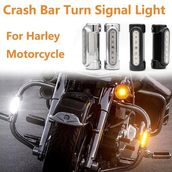 motorcycle highway bar switchback turn signal light white amber led for 883 victory softail fatboy dyna road king touring
motorcycle highway bar switchback turn signal light white amber led for 883 victory softail fatboy dyna road king touring