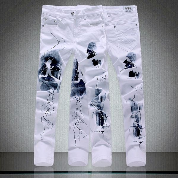 autumn winter new men's personalized print slim leg casual large men's trousers jeans and jeanstrousers and jeans rn2qj, Blue
autumn winter new men's personalized print slim leg casual large men's trousers jeans and jeanstrousers and jeans rn2qj, Blue