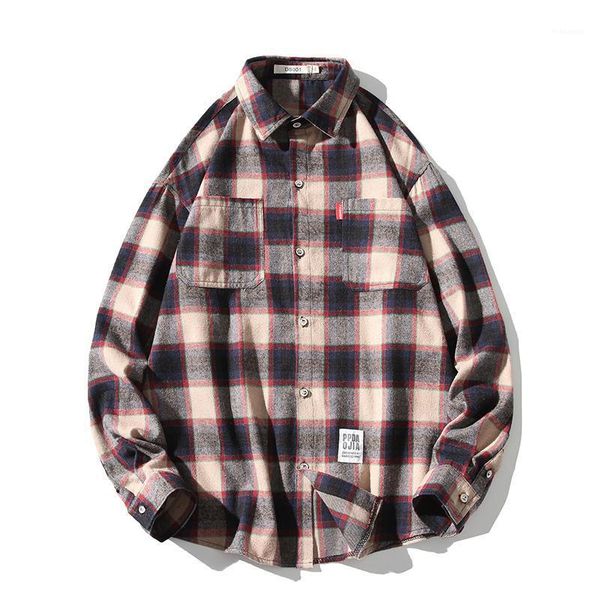 vintage plaid shirts for men harajuku casual male long sleeve shirt pocket decoration loose chemise homme plus size shirts -5xl1, White;black
vintage plaid shirts for men harajuku casual male long sleeve shirt pocket decoration loose chemise homme plus size shirts -5xl1, White;black