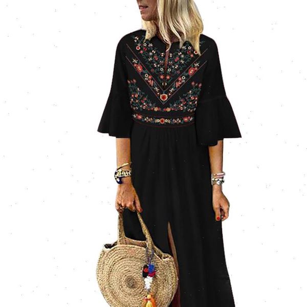 plus size dress women ethnic flare sleeve v neck floral print split a line maxi dress ethnic flare sleeve v neck, Black;gray
plus size dress women ethnic flare sleeve v neck floral print split a line maxi dress ethnic flare sleeve v neck, Black;gray