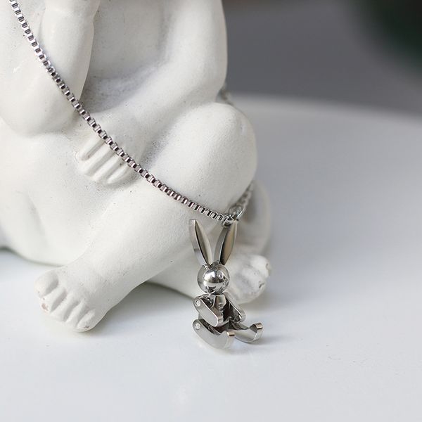 titanium necklace womens non-fading internet celebrity ins cold style light luxury and simplicity bunny special-interest design choker fashi, Silver
titanium necklace womens non-fading internet celebrity ins cold style light luxury and simplicity bunny special-interest design choker fashi, Silver