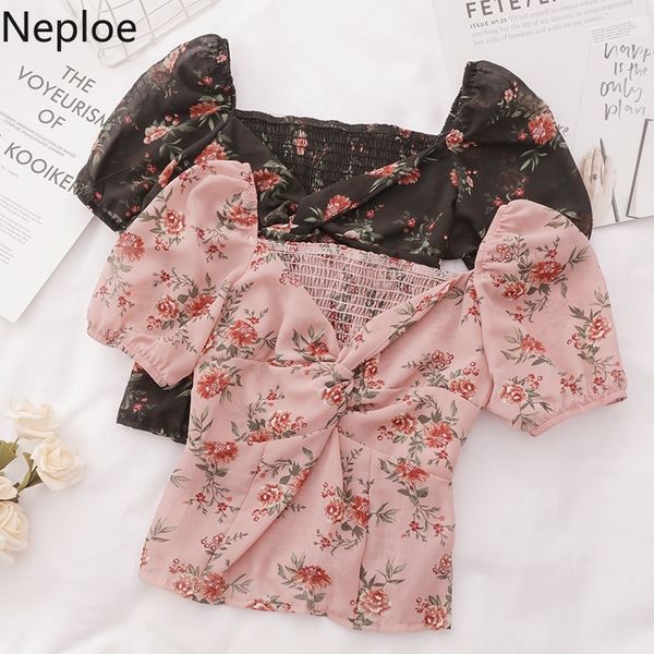 neploe chiffon knot women blouse sweet v-neck puff sleeve blusa summer print korean ladies shirts 44860 y200622, White
neploe chiffon knot women blouse sweet v-neck puff sleeve blusa summer print korean ladies shirts 44860 y200622, White