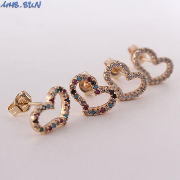 mhs.sun fashion women love heart stud earrings with cubic zirconia korean style exquisite earrings cz stone for christmas gift1, Golden;silver
mhs.sun fashion women love heart stud earrings with cubic zirconia korean style exquisite earrings cz stone for christmas gift1, Golden;silver