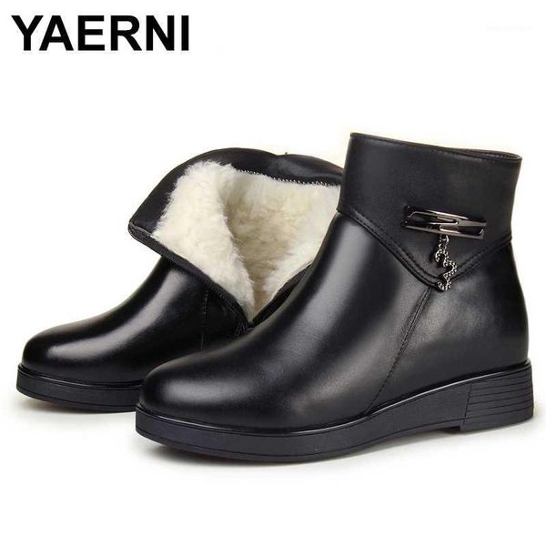 boots yaerni genuine leather snow | for women, warm winter wool and fur insoles in large size 35-431, Black
boots yaerni genuine leather snow | for women, warm winter wool and fur insoles in large size 35-431, Black