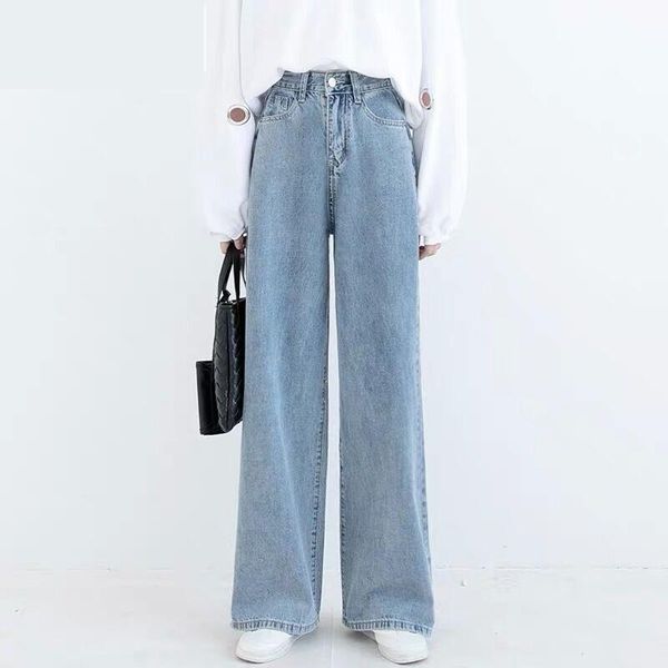 chic wide leg jeans femme 2020 nouveau vintage full length denim jeans loose pants woman plus size high waist baggy women, Blue
chic wide leg jeans femme 2020 nouveau vintage full length denim jeans loose pants woman plus size high waist baggy women, Blue