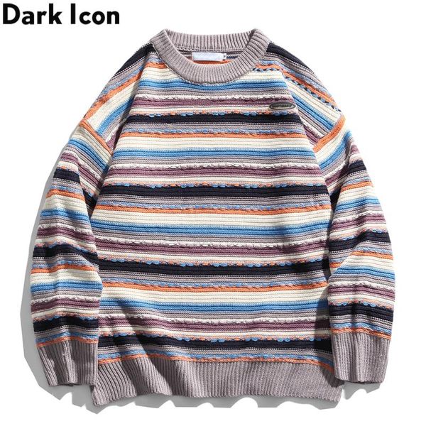 dark striped sweater men women pullover knitwear men's sweaters student boy girl sweater couple clothing, White;black
dark striped sweater men women pullover knitwear men's sweaters student boy girl sweater couple clothing, White;black