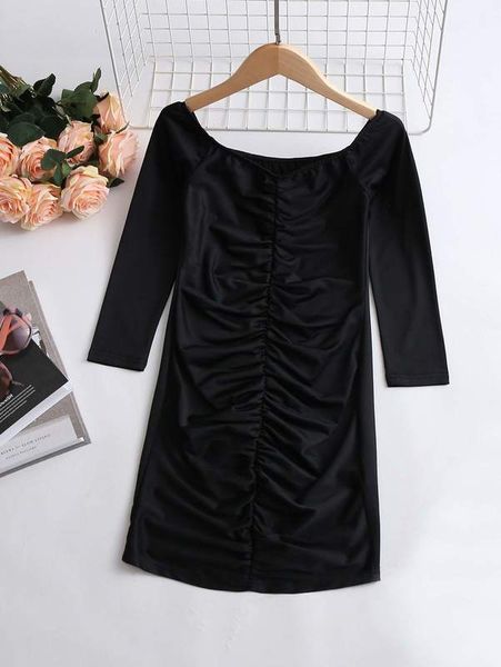 girls ruched front raglan sleeve dress she, Red;yellow
girls ruched front raglan sleeve dress she, Red;yellow