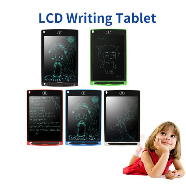 8.5 inch lcd tablet portable writing board children early educational toy kid electronic drawing notepad with stylus pen cr2016 battery
8.5 inch lcd tablet portable writing board children early educational toy kid electronic drawing notepad with stylus pen cr2016 battery