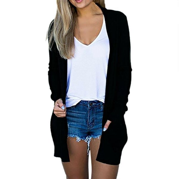2021 summer mujer korean women cardigan slim sweater casual long sleeve polyester loose jumper solid with pocket femme cardigan sweater, White;black
2021 summer mujer korean women cardigan slim sweater casual long sleeve polyester loose jumper solid with pocket femme cardigan sweater, White;black