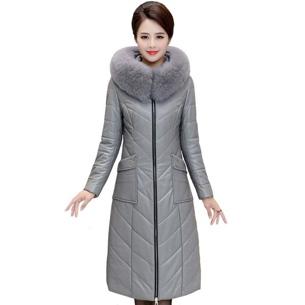 women's down & parkas real fur collar women long leather jacket plus size 7xl slim overcoat hooded winter coat, Black
women's down & parkas real fur collar women long leather jacket plus size 7xl slim overcoat hooded winter coat, Black